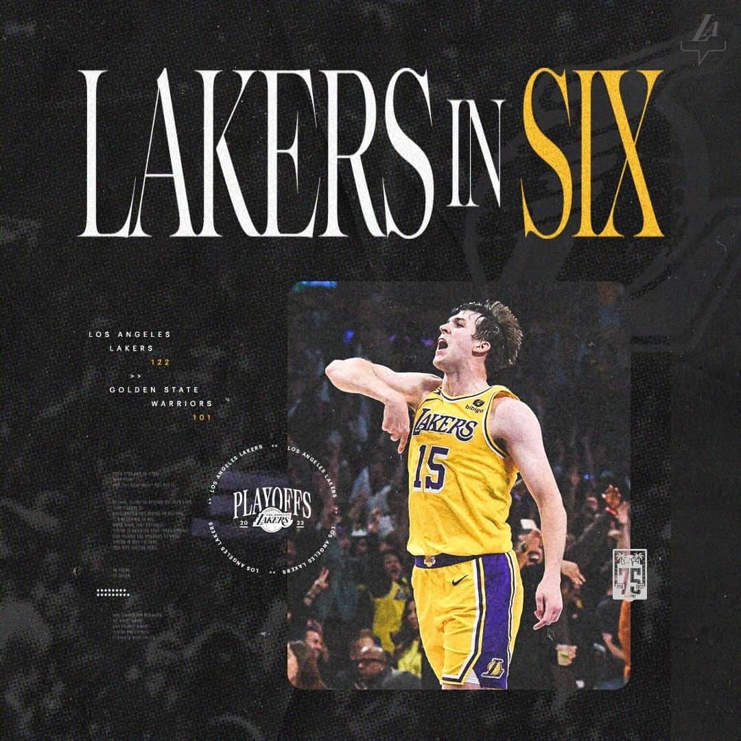 Los Angeles Lakersさんのインスタグラム写真 - (Los Angeles LakersInstagram)「LAKERS IN SIX」5月13日 13時54分 - lakers