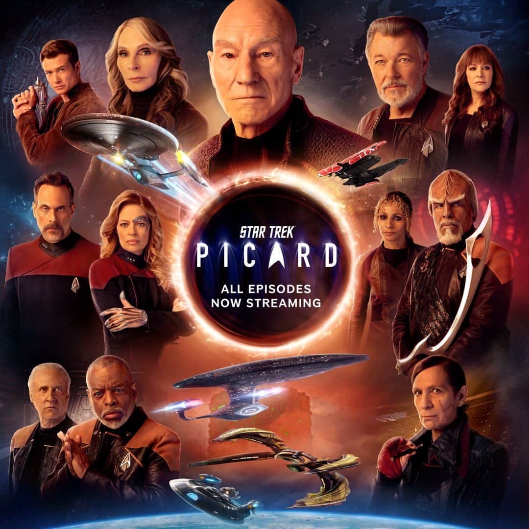 ジェリー・ライアンのインスタグラム：「The full final season of #StarTrekPicard is now streaming worldwide! @startrekonpplus」