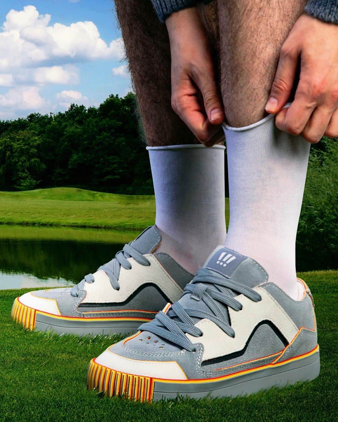 Nice Kicksさんのインスタグラム写真 - (Nice KicksInstagram)「The Gobstomper, @mschf’s wear-and-tear sneaker, returns in a Greylag Goose-inspired colorway ✔️ LINK IN BIO for release details 📲」5月13日 6時14分 - nicekicks