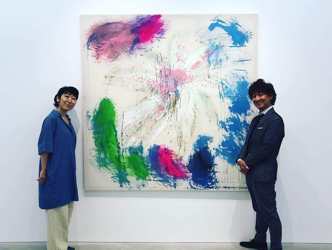 大宮エリーさんのインスタグラム写真 - (大宮エリーInstagram)「wild white lily acrylic on canvas 2016  #ellieomiya #art #painting #tomiokoyamagallery」5月13日 9時51分 - ellie_omiya