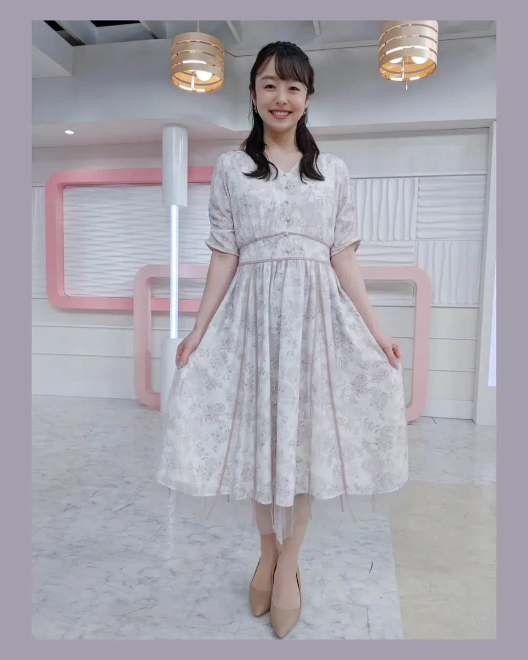 米澤かおりさんのインスタグラム写真 - (米澤かおりInstagram)「. おはよんの衣装です👗  ここ数日のおはトクは 特にスタッフの力作ぞろい🤩 私も気合いが入りっぱなしでした💪 お医者さんに、 ピクニックに向かう女の子、 名探偵コナンの歩美ちゃん、 そうそう、本気のダンスも披露しました🕺 また投稿しますが、 ご覧になった方は ぜひ感想をお寄せください😊 スタッフも喜びます😘」5月13日 10時03分 - kaoriina67