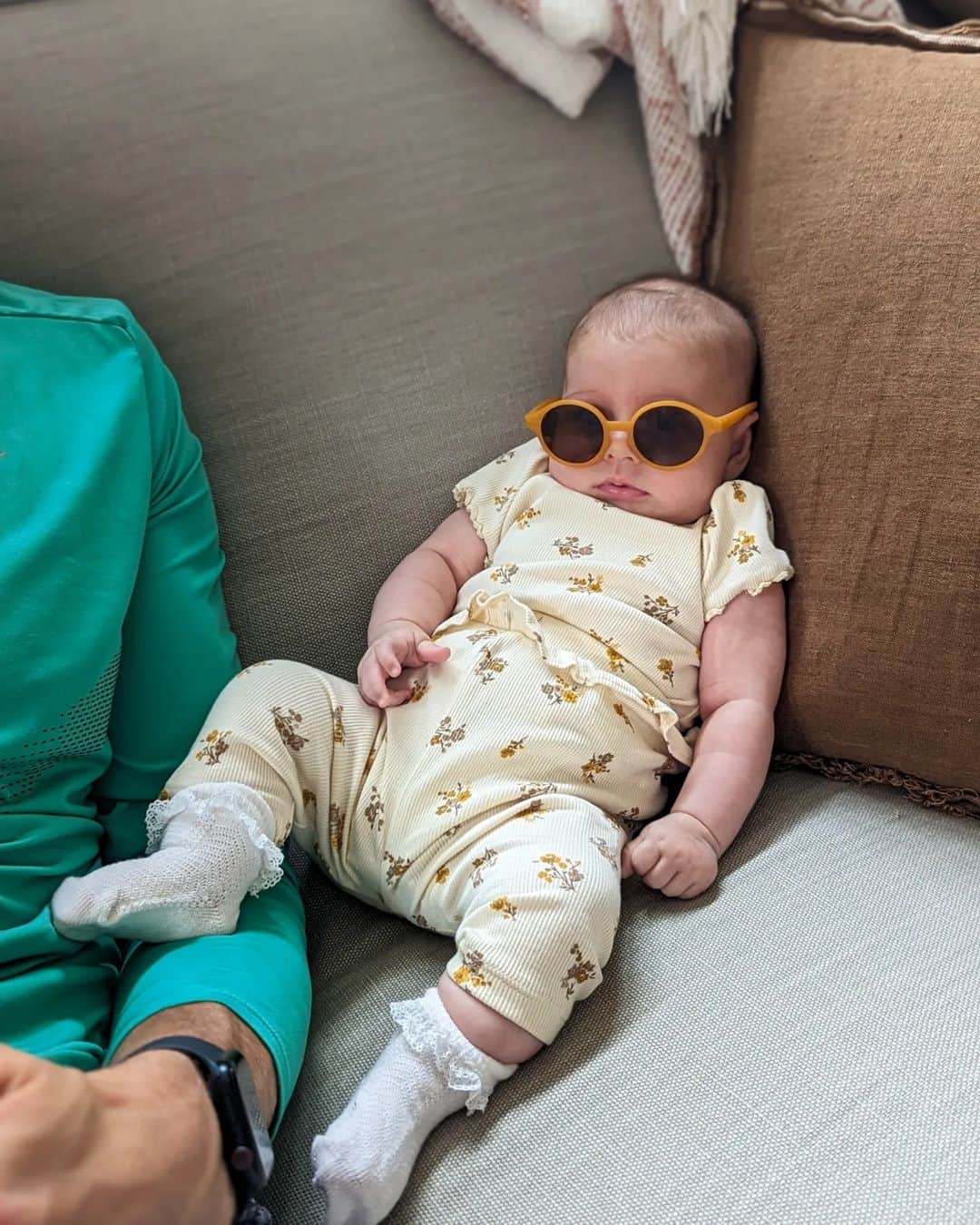 Ashley Jamesさんのインスタグラム写真 - (Ashley JamesInstagram)「I love Saturdays as a family of four. 🍀❤️  It's crazy to think it's only been this way for 10 weeks. It feels like it's always been this way!  Here's how today has looked:   🌄Tommy's got up with Alf at 5am. He sleeps in the spare room as he can have a solid night sleep, whilst I am up with Ada throughout the night in our room. We look forward to the day Alf lies in past 6, but for now Tommy likes his mornings with Alf. They go for a run and pick any shopping we need.  💙 I have cuddles in bed with both babies whilst Tommy gets up and ready.  🩳 Tommy and Alfie went swimming - and Ada and I came to watch. I signed Alf up to swim classes When Ada was born so they have a nice activity to look forward to. Alf got promoted today to the next level.  💩 Ada had a poo explosion and I didn't take wipes out with me. Thank goodness I keep a nappy caddy in the car full of spare clothes and nappies for both babies. Fully recommend.  🤍 We went for brunch whilst Alf had his nap. 🙏  📚 Alf woke up and we had cuddles on the sofa reading his favourite book - Peace at Last. It used to be my favourite too and we read it 1000x a day. I manage to feed Ada hands free by rolling up a muslin and putting it under my b00b.  👨‍👩‍👦‍👦 Now it's an afternoon of getting the house in order and playing.  Oh, and I bought the Adanola hoody that says Ada. I couldn't resist.  Life looks very different than it did a few years ago, but I feel very happy as a family of four. ❤️」5月13日 23時46分 - ashleylouisejames