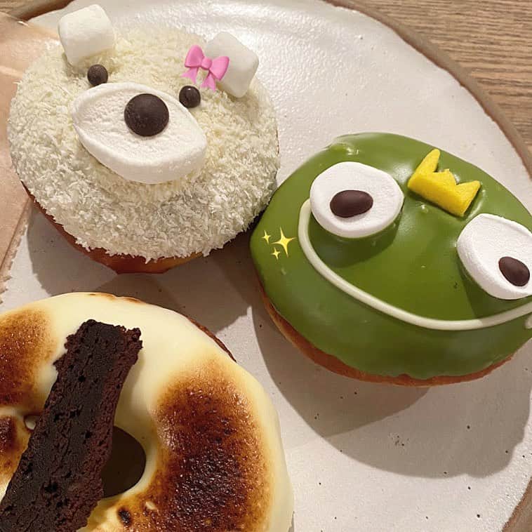 中野愛理のインスタグラム：「🐻🍩🐸」