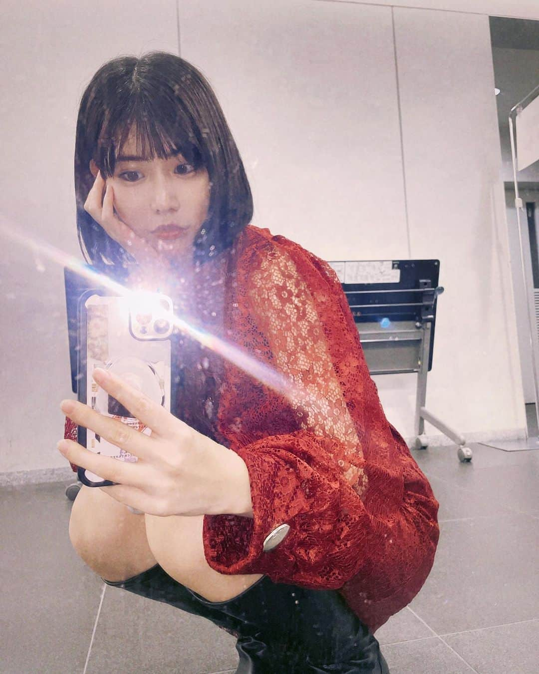 渡辺菜月さんのインスタグラム写真 - (渡辺菜月Instagram)「今日のお洋服は #Swankiss のワンピ  スワンキス 好きだったのに 無くなっちゃったんだよな🥲‎  心トキメク商品が沢山あったんよな〜  みんなが沢山褒めてくれたけん 私も嬉しかった〜！！  #スワンキス  #stu48 #渡辺菜月 #なっちゃんスタイル」5月13日 22時24分 - w_natsuki_stu48