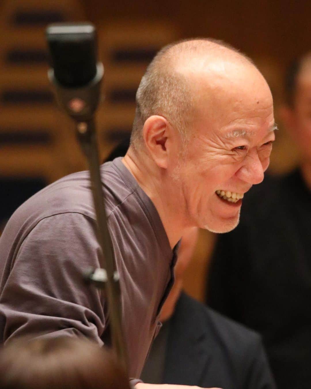 のインスタグラム：「Rehearsal of Brahms with FOC!」