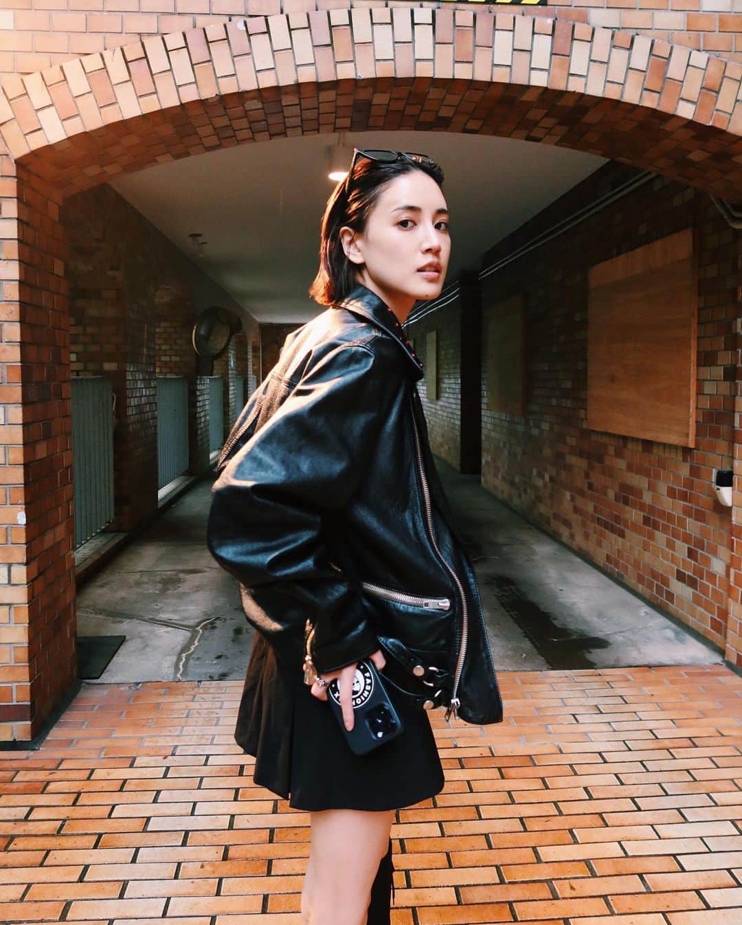 藤井夏恋のインスタグラム：「🩶Black is my basic style🩶」