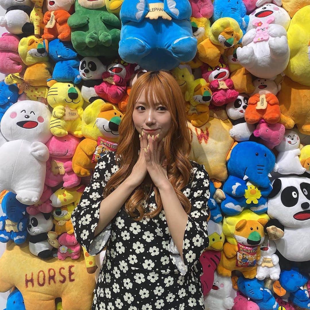 杉山優華のインスタグラム：「🦁🐰🐔 . . .  #たべっ子どうぶつ　#たべっ子どうぶつLAND #たべっ子どうぶつ_pr #期間限定イベント #ギンビス #たべっ子どうぶつランド #45周年 #期間限定 #東京ドームシティ」