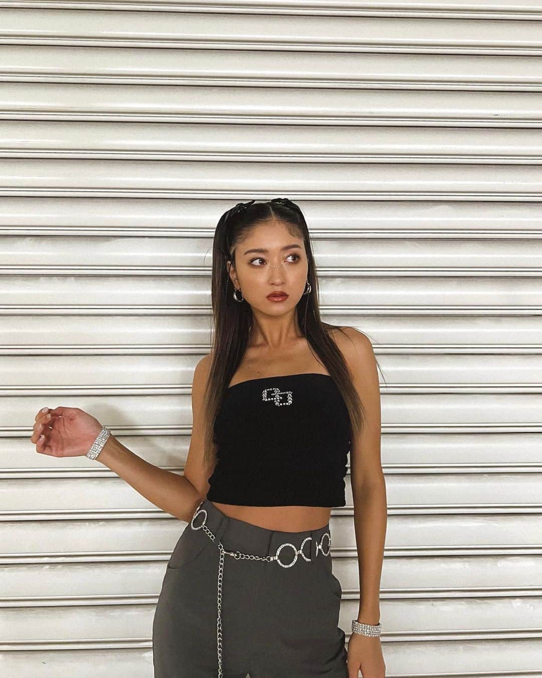 池田美優（みちょぱ）のインスタグラム：「． KCON×TGC🖤」