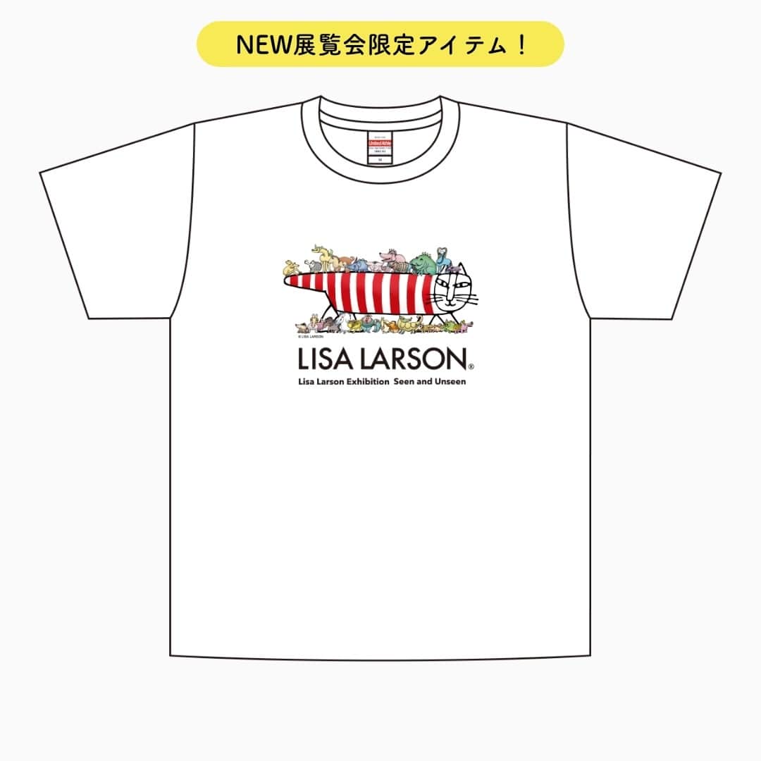 リサラーソンさんのインスタグラム写真 - (リサラーソンInstagram)「【展覧会限定アイテムに、Tシャツが新登場！】⁠ ⁠ 松屋銀座での「リサ・ラーソン展」まで、あと4日！⁠ ⁠ ⁠⁠5月17日〜6月5日まで、東京・松屋銀座にて「リサ・ラーソン展」を開催します！⁠ ⁠ こちらは、リサ・ラーソン展の限定アイテム、「あんしんあにまるず。」の表紙がデザインされたTシャツです。⁠ 4色展開で、表紙のカラーがそのままプリントされたデザインはキッズサイズもございます。⁠ ⁠ また、⁠現在直営店ではお買い上げのお客様を対象に、リサ・ラーソン展でご利用いただける割引チケットを配布しておりますので、どうぞご利用ください。⁠ ※なくなり次第終了です⁠ ⁠⁠ ⁠▽「リサ・ラーソン展」が松屋銀座でまもなくスタート！⁠ https://shop.tonkachi.co.jp/blogs/news/lisaten_2023_matsuyaginza⁠ ⁠ ==============⁠ ⁠ 「リサ・ラーソン展　知られざる創造の世界 -クラシックな名作とともに」⁠ ⁠ ○会期：⁠ 2023年5月17日(水) - 6月5日(月)⁠ ※5月21日（日）・28日（日）・6月4日（日）は午後7時30分閉場。最終日は午後5時閉場。⁠ ※入場は閉場の30分前まで。⁠ ※混雑の際は、お待ちいただく場合や整理券を配布する場合があります。⁠ ※状況により、イベント（催事）の中止や、一部内容が変更となる場合がございます。⁠ ※営業日・営業時間が変更となる場合がございます。⁠ ⁠ ○会場：⁠ 松屋銀座8階イベントスクエア⁠ ⁠ ○観覧料：⁠ ・一般・大学生 1,500円(1,200円)⁠ ・高校生・中学生 700円(500円)⁠ ・小学生300円(200円)⁠ ・ペア券(一般・大学生の方2名が入場可)2,500円(2,000円)⁠ ※※未就学児は無料です。ご入場の際は、必ず保護者（18歳以上）同伴でご入場ください。⁠ ※( )は前売り料金⁠ ⁠ ○販売スケジュール⁠ 前売券：5月16日（火）午後11時59分まで発売⁠ 当日券：5月17日（水）午前10時から発売⁠ ⁠ オリジナルポーチ付き前売券　2,400円（500枚限り）⁠ ⁠ ⁠================⁠ ⁠ #LisaLarson #リサラーソン #tonkachi #トンカチ #tonkachistore #トンカチストア #🔨#Sweden #スウェーデン #北欧 #北欧インテリア #北欧雑貨 #北欧ライフスタイル #ceramic #陶器 #陶芸家 #作家  #gift #ギフト #暮らしを楽しむ #暮らし #松屋銀座 #リサ・ラーソン展⁠」5月13日 17時00分 - lisalarsonjp