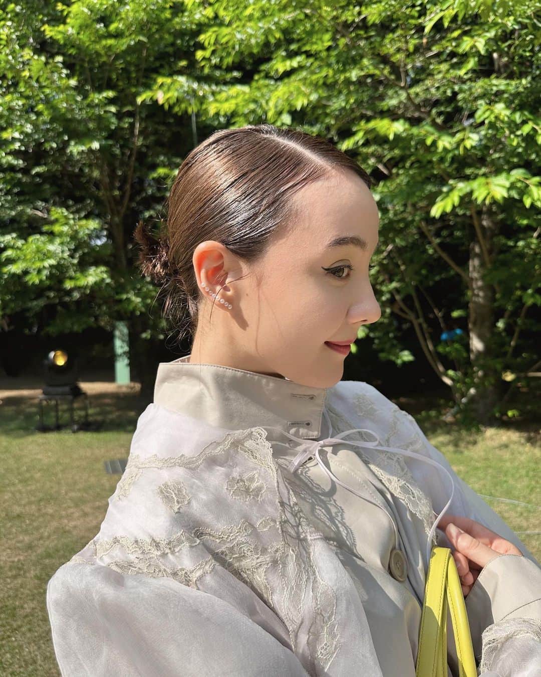 トリンドル玲奈さんのインスタグラム写真 - (トリンドル玲奈Instagram)「PRADA MODE🩵  東京都庭園美術館にて庭園を舞台に、建築、アート、音楽を満喫してきました☺️ 晴れていて、気持ちがよかった〜!  このpradaの洋服もとっても好み☺️☺️  #PRADAMODE」5月13日 18時00分 - toritori0123