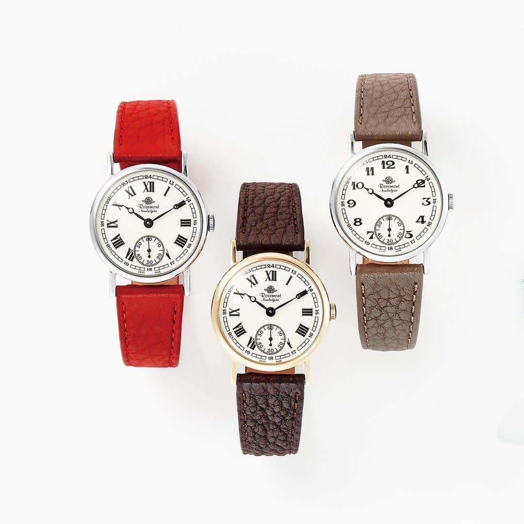 rosemont_jpさんのインスタグラム写真 - (rosemont_jpInstagram)「ただいまRosemont公式オンラインストア Au Bijou ONLINEでは、Rosemont Nostalgia Collectionの腕時計をご購入の方に交換用牛革ベルト（通常価格 税込5,500円）を無料でプレゼントいたしております✨ . 工具を使わず簡単にベルト交換が出来る上品&クラシカルな腕時計で、この夏のコーデをもっと楽しんでみてはいかが♡ . ＼キャンペーンは5/16 23:59まで！／ https://www.peaksstore.jp/ . . #rosemont #ロゼモン #N008 #時計 #腕時計 #キャンペーン #お得 #夏 #シルバー #レッド #ゴールド #ブラウン #クラシカル #腕時計くら部 #アクセサリー #クラシック #コーデ #暮らし #上品 #アンティーク #classic #watch #flatlay #homedesign #fashiongram #accessories #fashion」5月13日 18時30分 - rosemont_jp