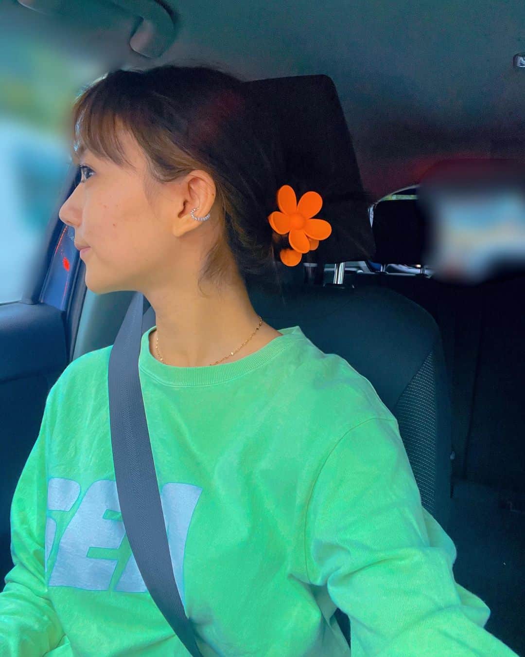 指出瑞貴さんのインスタグラム写真 - (指出瑞貴Instagram)「🌼💚🧡🥭  雨は苦手🥺 #flower #Plumeria #aloha #らぶ」5月13日 19時17分 - sashidemizuki