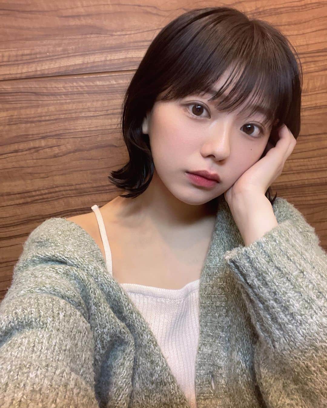 大熊杏優さんのインスタグラム写真 - (大熊杏優Instagram)「エクステつけてボブにしました🧸 期間限定！似合ってるかな〜😶」5月13日 ...