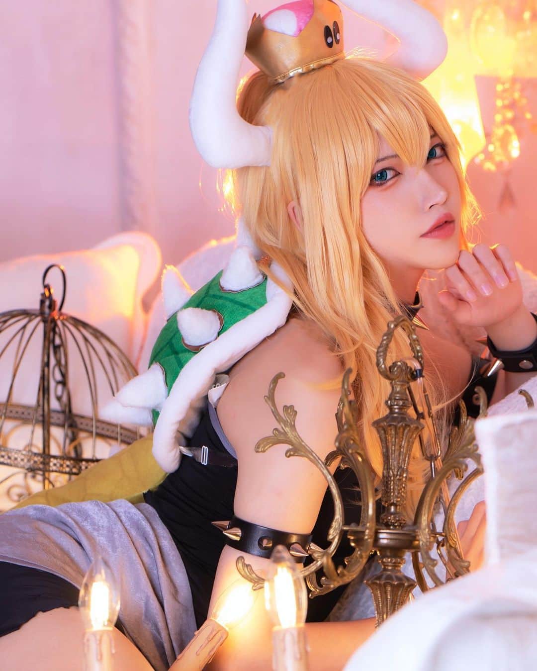ぽにょ皇子のインスタグラム：「クッパ姫🐢👑  マリオ映画めっちゃおもろかった、、、、クッパツボすぎる、、大好きだ、、😭ww  クッパとピーチ姫がマリオの中じゃ推しキャラなので堪能しちゃった！  皆もぜひ見に行ってみてねー！🍄  #cosplay #cosplayer #cosplaygirl #コスプレ #コスプレイヤー #グラビア #dj #ポートレート #portraitphotography #portrait #pink #Japanese #自撮り」