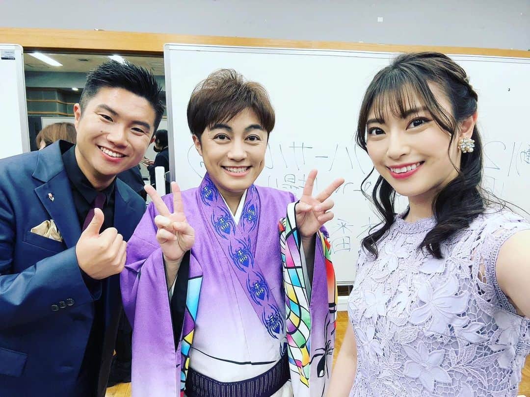 一条貫太のインスタグラム：「明日は　オールスター合唱バトル！  フジテレビ夜7時から！  そして、夜9時から BSテレ東　演歌の花道ぜひご覧ください！  #大滝ひかるさん #藤井香愛さん」