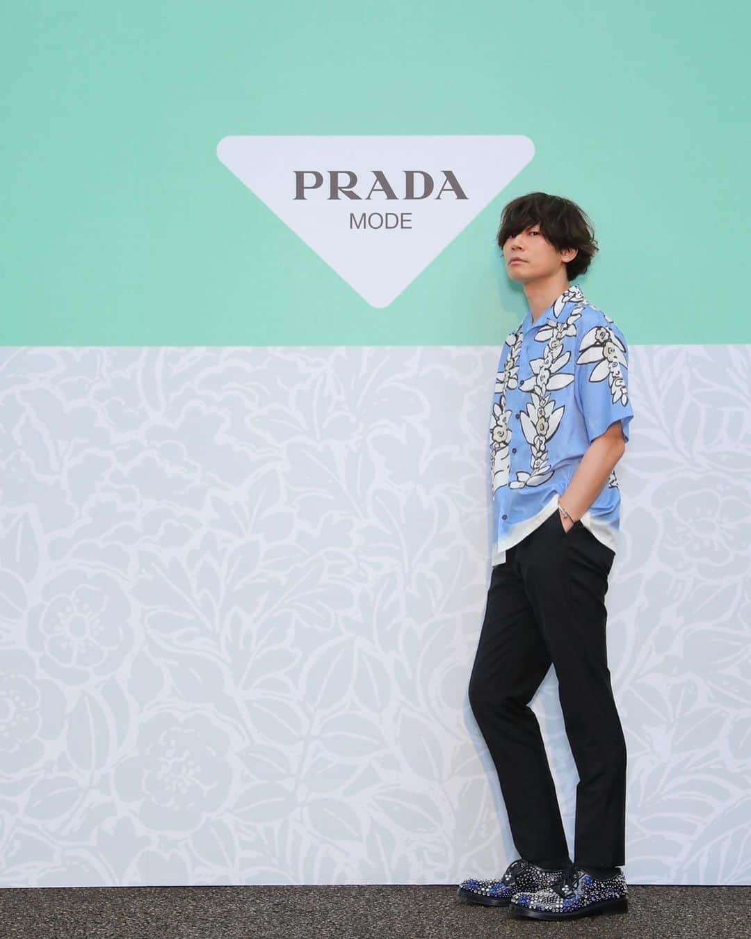 川上洋平のインスタグラム：「#PRADAMODE にお呼ばれしました  #東京都庭園美術館 #PRADA」