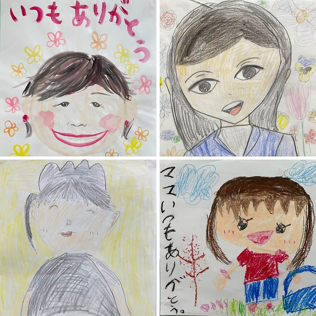 のインスタグラム：「今日は母の日。 Happy Mother's Day💐  ホテルで働くお母さんたちへ子どもたちからの素敵な似顔絵の贈り物です! いつもありがとう✨  #いつもありがとう #母の日 #HappyMothersDay #子供たちの笑顔 #笑顔あふれるホテル #hiltonodawara #hilton #小田原 #小田原旅行 #小田原ホテル #小田原観光」