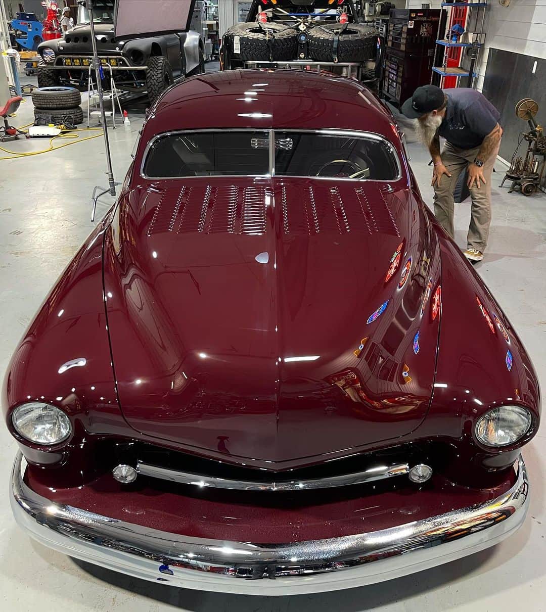 ウエストコーストチョッパーズのインスタグラム：「The “Cooke” 1949 Mercury.  Built by @westcoastchoppers   www.westcoastchoppers.com」