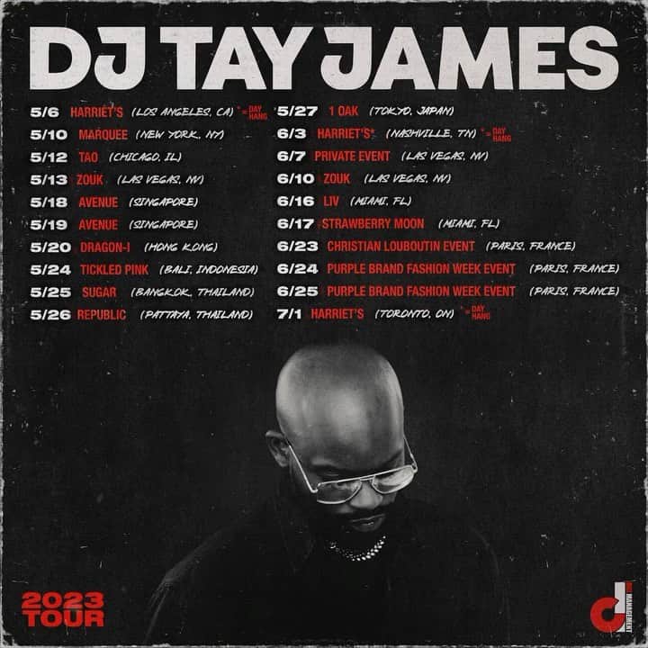 テイラー・ジェームスのインスタグラム：「Coming to a city near you!!! @dgimanagement」