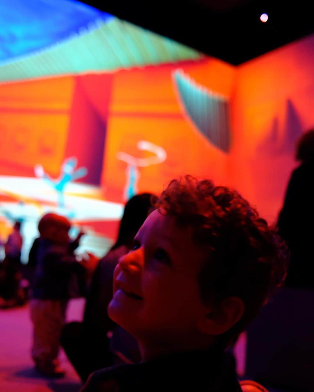 キャメロン・ファンデルバーグのインスタグラム：「Fun day out @_lightroomldn and @davidhockneyofficial   Highly recommend with the kids!」