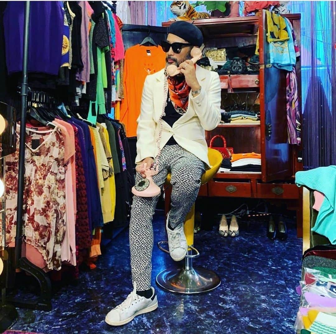 沖野修也のインスタグラム：「#moshimoshi」