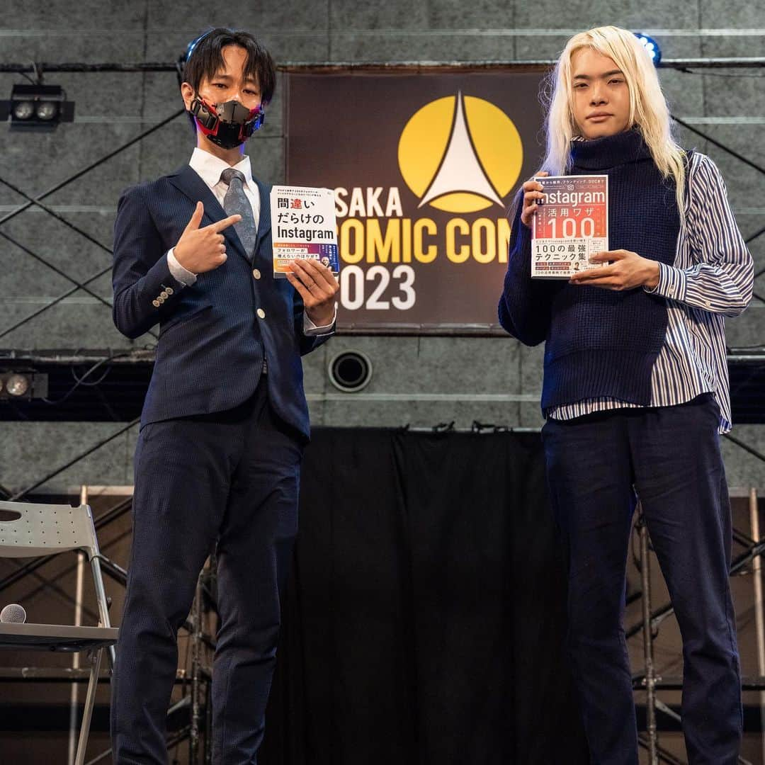 FashionDreamer Dさんのインスタグラム写真 - (FashionDreamer DInstagram)「Talk show with CollAbo soken Inc CEO, Tubasa Ito. #osakacomiccon  #大阪コミコン」5月14日 6時37分 - d_japanese