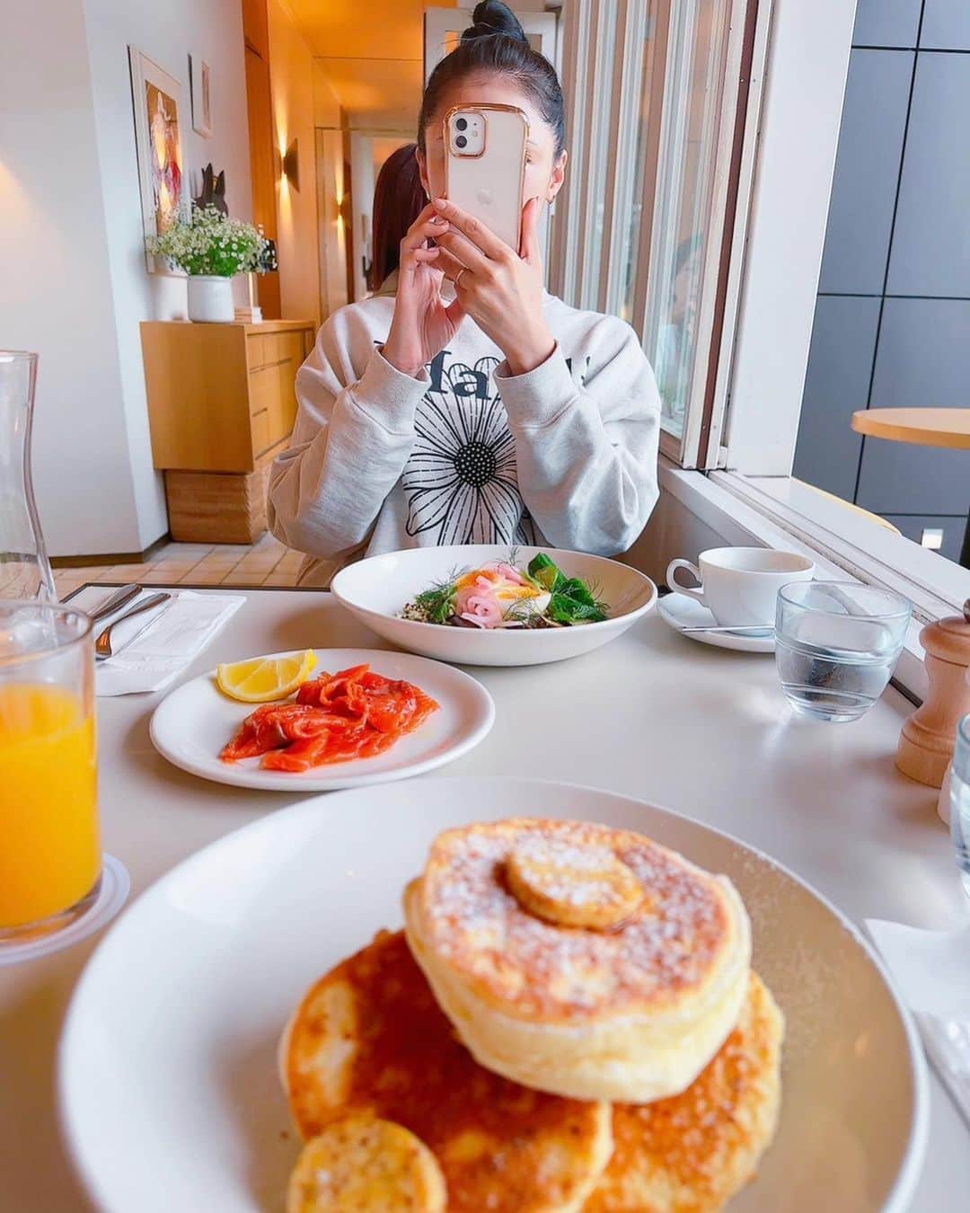 のインスタグラム：「木南とランチした日の🫶🏼」