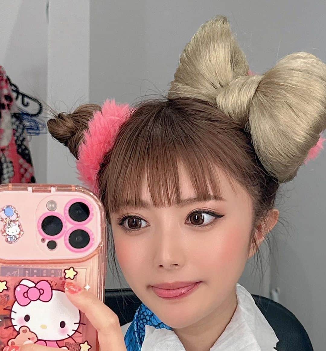 安西かれんのインスタグラム：「2days ありがとうございました🩷🩷  Jeddahさいこう🇸🇦🫣✨  今日は #hellokitty ヘア✌️🩷  @animevillage_sa   ‎⁧‫#معبعضطول_السنة  ‎⁧‫#تقويمفعالياتجدة‬⁩ ‎⁧‫#قرية_الانمي‬⁩ ‎⁧‫#سيتي_ووك‬⁩  ‎⁦‪#animevillage‬⁩ ‎⁦‪#citywalk‬⁩ ⁦‪#jeddahevents‬⁩ ‎⁦‪#BlackClover‬⁩  ‎⁦‪#kalenanzai‬⁩  ‎⁦‪#安斉かれん‬⁩」