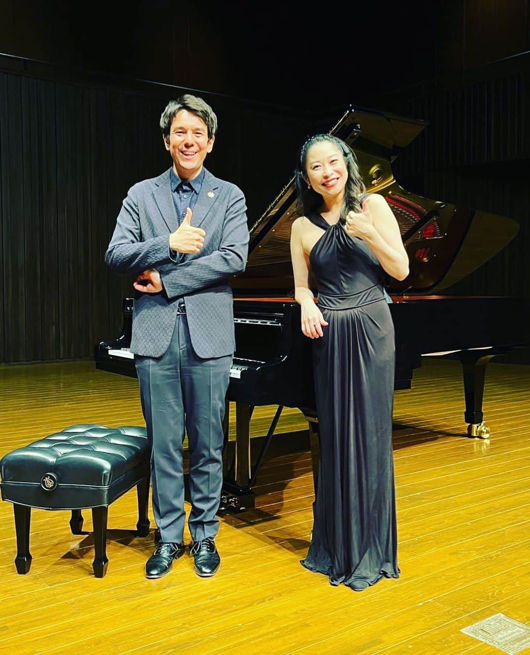 金子三勇士のインスタグラム：「Thank you All at #Santomyuze  Special Thanks to @tamakikawakubo  @japanarts_corp  #TamakiKawakubo #violin #MiyujiKaneko #piano #concert #pianist #SteinwayArtist #Uedacity #Nagano #Japan #サントミューゼ #長野県 #上田市 #コンサート #ピアノリサイタル #スペシャルゲスト #川久保賜紀  #ヴァイオリン #金子三勇士 #ピアノ #ピアニスト」