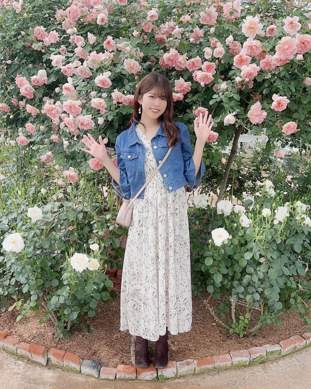 村上麻莉奈さんのインスタグラム写真 - (村上麻莉奈Instagram)「バラ園きれいでした！ GW中に行った時はバラのアーチはまだ咲いてなかったけどそろそろ綺麗に咲き始めてる頃かな🌹 ・ ・ ・ #熊本観光#阿蘇観光#はな阿蘇美#はな阿蘇美バラ園#はな阿蘇美バラ祭り#はなあそび#はな阿蘇美ローズガーデン#熊本バラ園#バラ園#阿蘇ミルクファクトリー#阿部牧場#asomilkfactory#asomilkfactoryはな阿蘇美#阿蘇バラ園」5月14日 9時25分 - murakami_marina