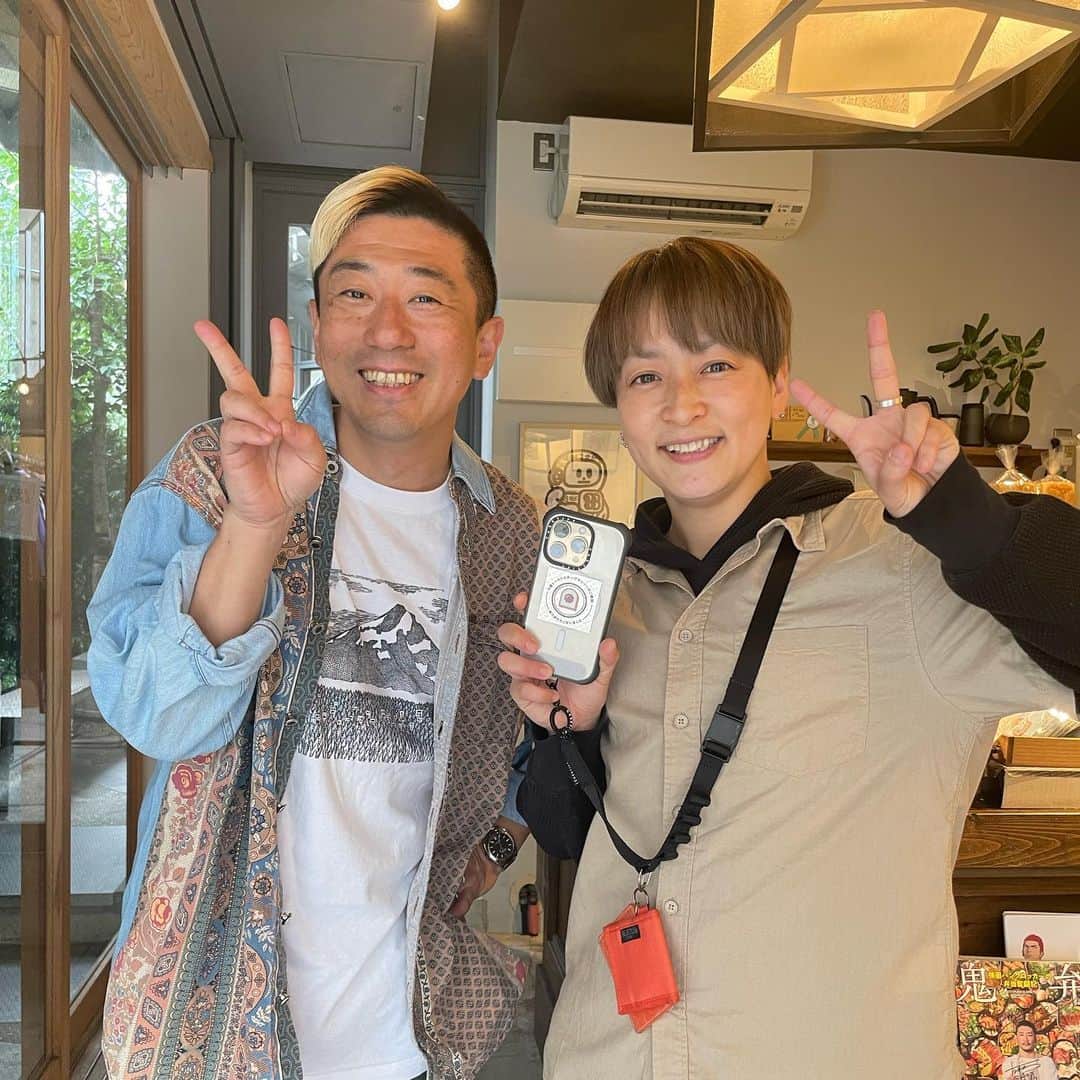 小林拓一郎のインスタグラム：「水野裕子さん、ご来店❕  バスケットの話しだしたら、ずっと止まらない笑  小倉トーストもたくさんご購入いただき、ありがとうございました❕❕」