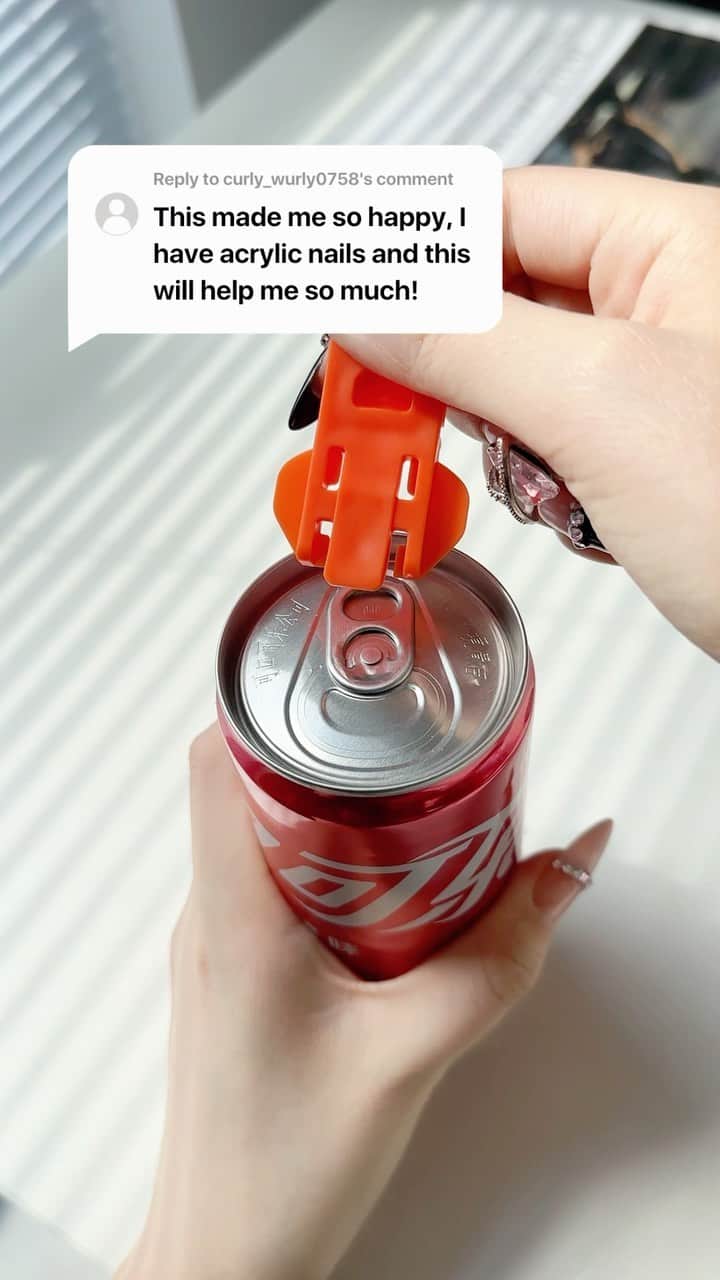 SHEINのインスタグラム：「Now that‘s what we mean by a can-do attitude 😉💅 Would this can opener nail your long mani woes? 👇  🔎10662389  #SHEIN #SHEINstyle #fashion #chic #saveinstyle」