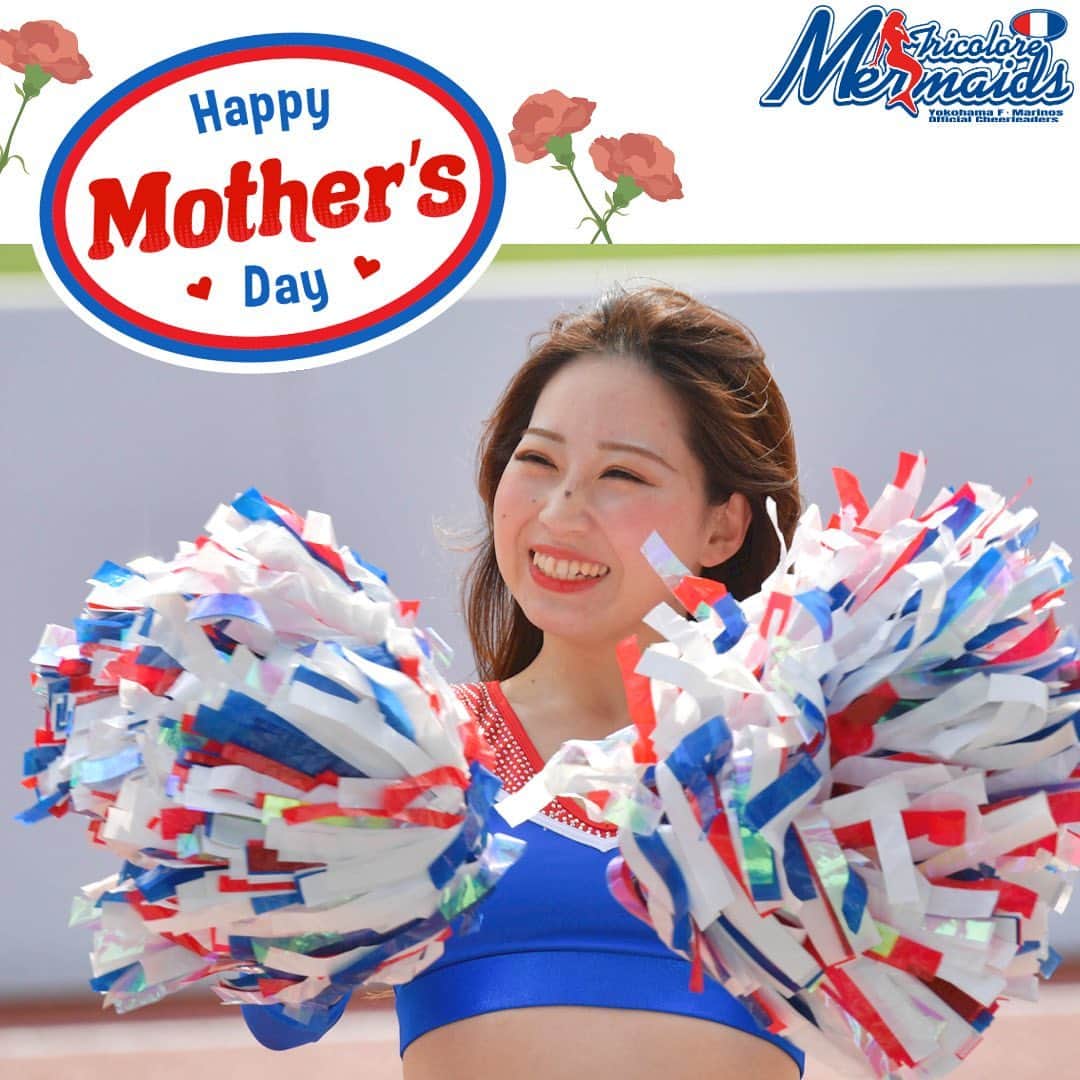TricoloreMermaidsさんのインスタグラム写真 - (TricoloreMermaidsInstagram)「. 💐 💐 💐  Happy Mother's day  💐 💐 💐  本日はお母さんに日頃の感謝を伝える日🎁 いつも頑張ってるお母さんに「ありがとう」を伝えてみませんか💓 本日の試合もお母さんと一緒に応援してみて下さいね🚩  #トリコロールマーメイズ #tricoloremermaids #横浜fマリノス #fmarinos #母の日」5月14日 11時05分 - tricoloremermaids