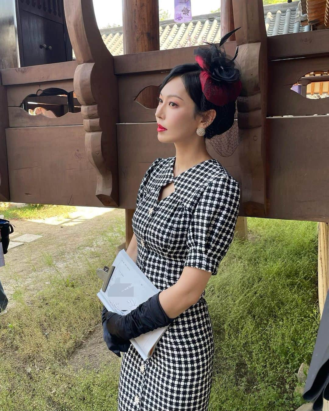 キム・ソヨンのインスタグラム：「#구미호뎐1938 🌼🗡」