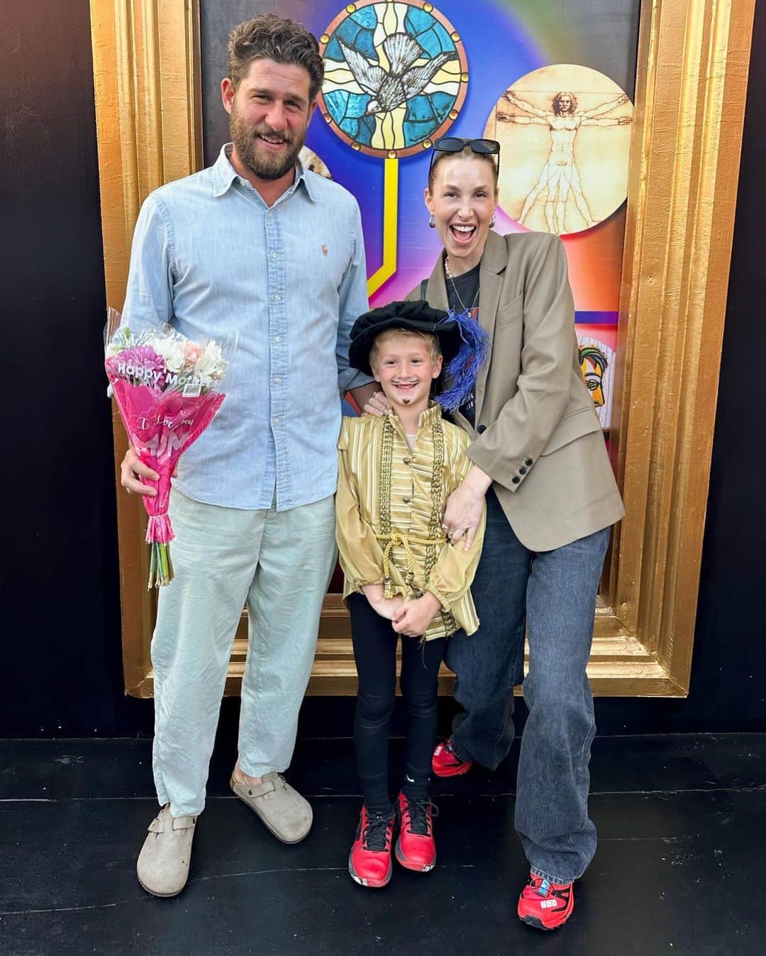 ホイットニー・ポートのインスタグラム：「I just CANNOT! Can you?  Sonny’s Montessori school put on a play called Timeline- A Look At Art Through History and it was just the most surreal and heart warming thing. They worked on it for months and the pride in these kids eyes and moves showed. Our Montessori School is so special. We knew 4 years ago when we walked in to their doors that Sonny would come out a kind little human ready to learn and eager to engage. They create such a calming, enriching, and character rich community. I can’t believe it’s his last year. What a night!」