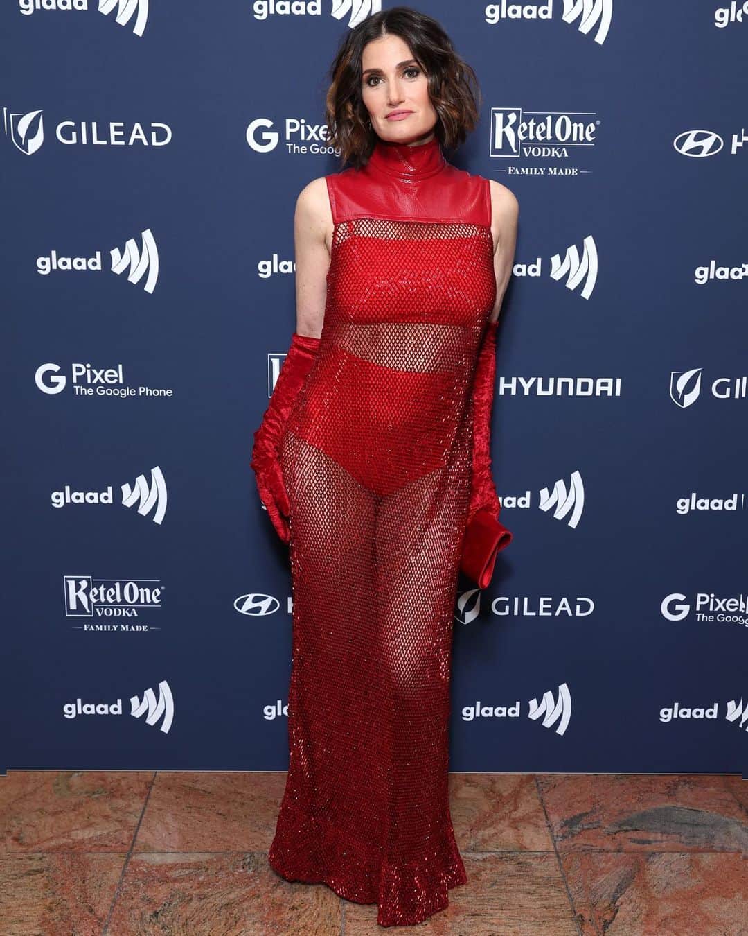 Just Jaredさんのインスタグラム写真 - (Just JaredInstagram)「Idina Menzel stole the show in a sheer red dress at the GLAAD Media Awards tonight in NYC. She was joined at the event by the likes of Maren Morris, Jonathan Van Ness, Trixie Mattel, Jonathan Bennett and Joel Kim Booster. We've got so many more pics on JustJared.com! #IdinaMenzel #MarenMorris #JonathanVanNess #TrixieMattel #JonathanBennett #JoelKimBooster Photos: Getty」5月14日 12時06分 - justjared