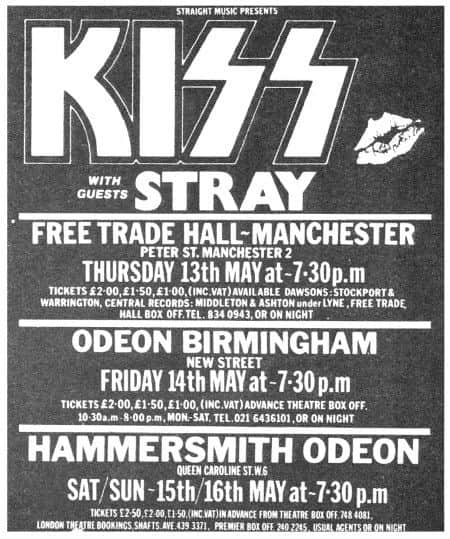 KISSさんのインスタグラム写真 - (KISSInstagram)「#KISSTORY - May 13th, 1976 - We played our first ever UK show in Manchester, England. The show before a sellout crowd of over 2500 was the beginning of our first European tour.  47 years later, we open our FINAL European tour ever in the UK! We'll see you in June & July - #England #Scotland #CzechRepublic #Netherlands #Belgium #France #Italy #Spain #Poland #Germany #Sweden #Norway.」5月14日 12時09分 - kissonline