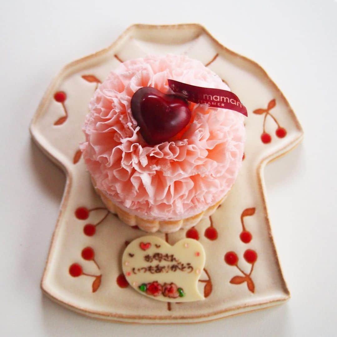 木村涼子さんのインスタグラム写真 - (木村涼子Instagram)「2023.5.14 息子と夫から。 こちらこそ、いつも本当にありがとう💐 こんな素敵なケーキ見たことないよ！ #母の日　#母の日のケーキ　#カーネーション　#ヴィタメール　#wittamer #mothersday」5月14日 13時02分 - kimuryou