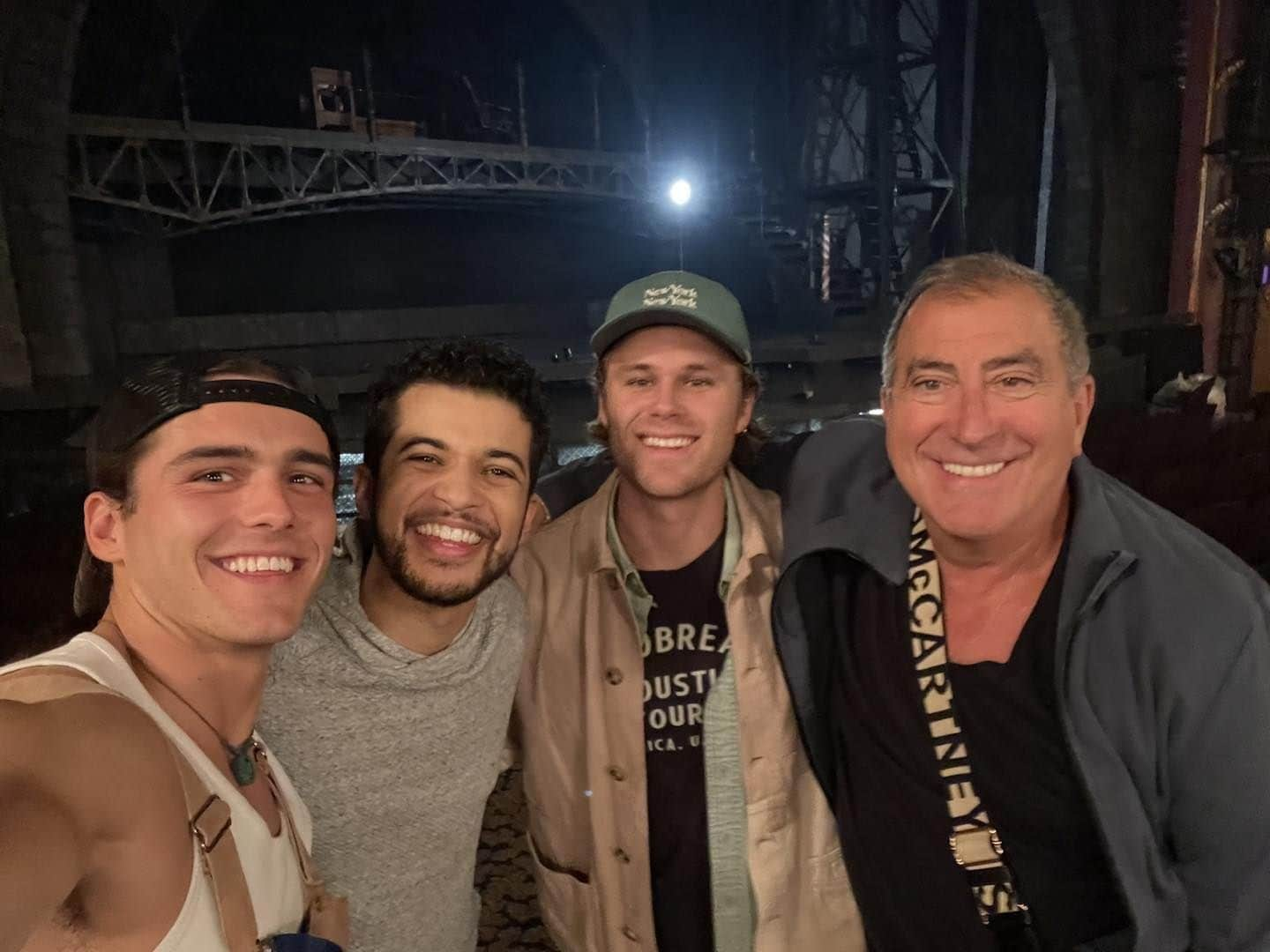 ケニー・オルテガさんのインスタグラム写真 - (ケニー・オルテガInstagram)「After show hugs with the incomparable @jordanfisher following his outstanding performance on #broadway in the Tony Award nominated Best Musical Sweeney Todd! Do Not Miss This Production starring the brilliant Tony nominated @joshgroban and @annaleighashford Broadway just doesn’t get any better than this! charles_gillespie & @owenjoyner and I in NY, doing some major theatre hopping!」5月14日 13時12分 - kennyortegablog