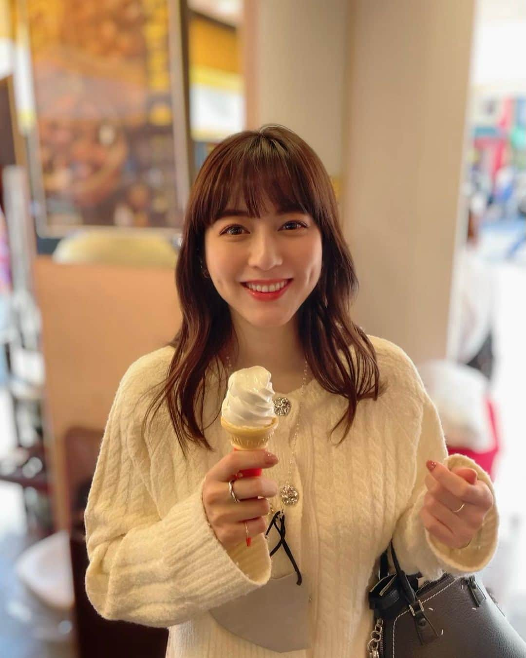 杉本有美さんのインスタグラム写真 - (杉本有美Instagram)「杏仁ソフト🍦 むちゃ美味しかった💕  #過去pic  #過去写真」5月14日 15時12分 - sugimotoyumi_official