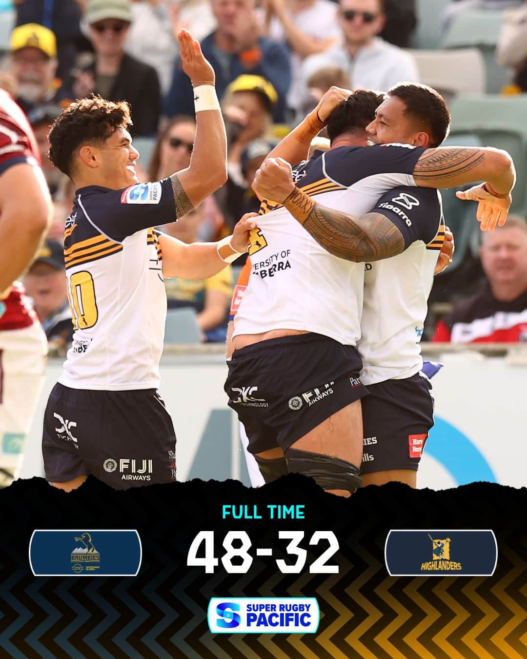 Super Rugbyのインスタグラム：「STORMED HOME  #SuperRugbyPacific #BRUvHIG」