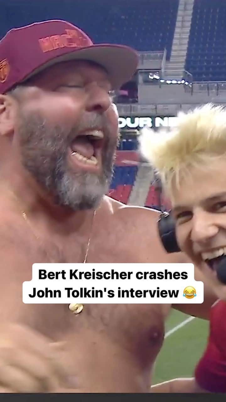 Major League Soccerのインスタグラム：「Classic @bertkreischer 😂」