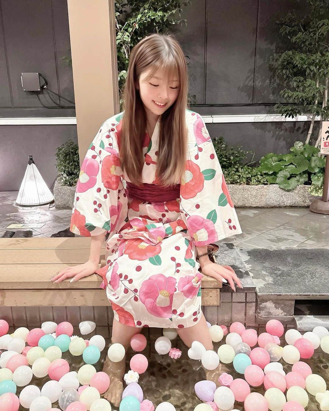 りのちぃさんのインスタグラム写真 - (りのちぃInstagram)「癒しの空間🥀🥰🎀 #空庭温泉  またいく♡♡」5月14日 18時56分 - ichikawa.rino