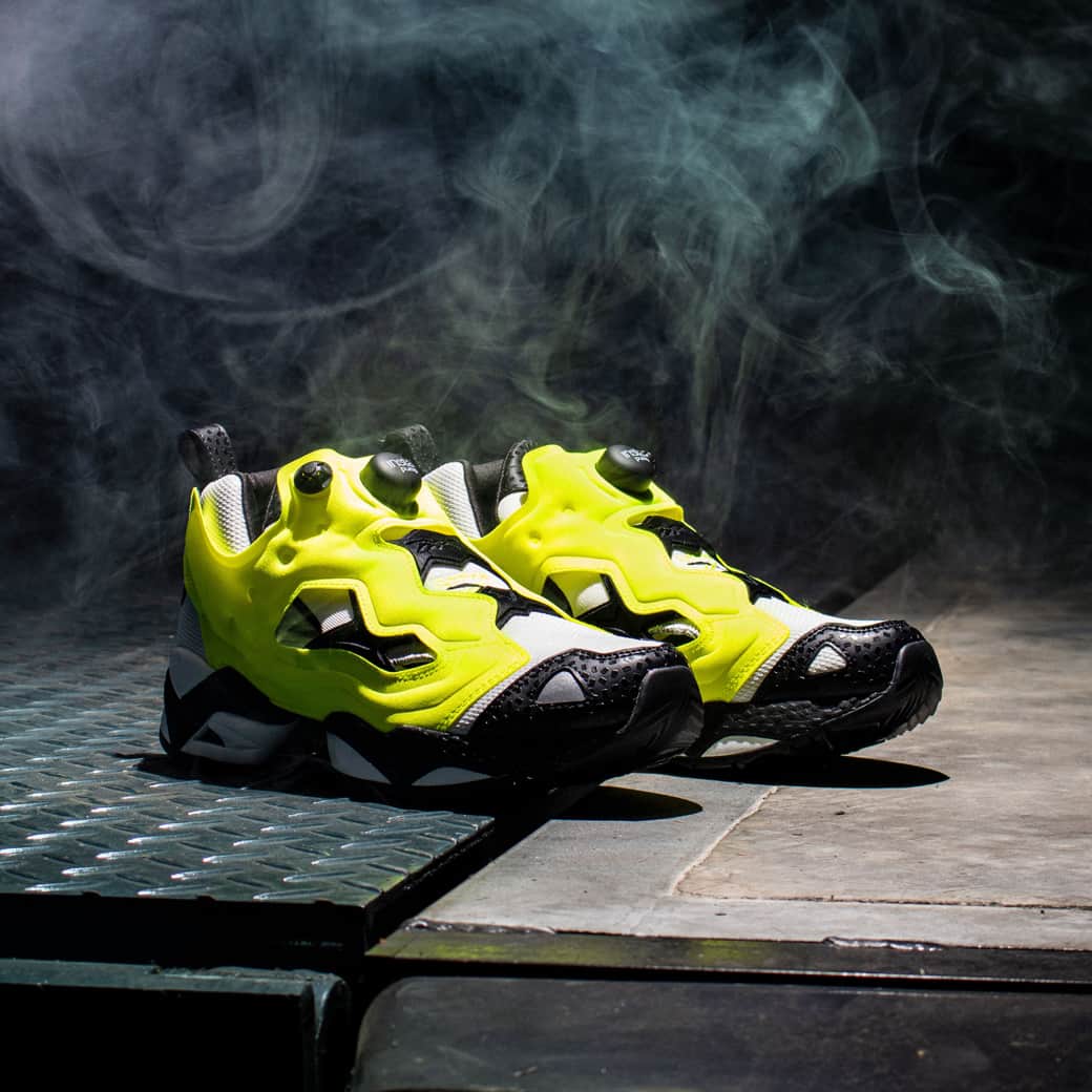 KICKS LAB. [ Tokyo/Japan ]さんのインスタグラム写真 - (KICKS LAB. [ Tokyo/Japan ]Instagram)「Reebok l "INSTAPUMP FURY 95" Ftwr White/Solar Yellow/Core Black l Available on the May 15th in Store and Online Store. #KICKSLAB #キックスラボ」5月14日 19時00分 - kickslab