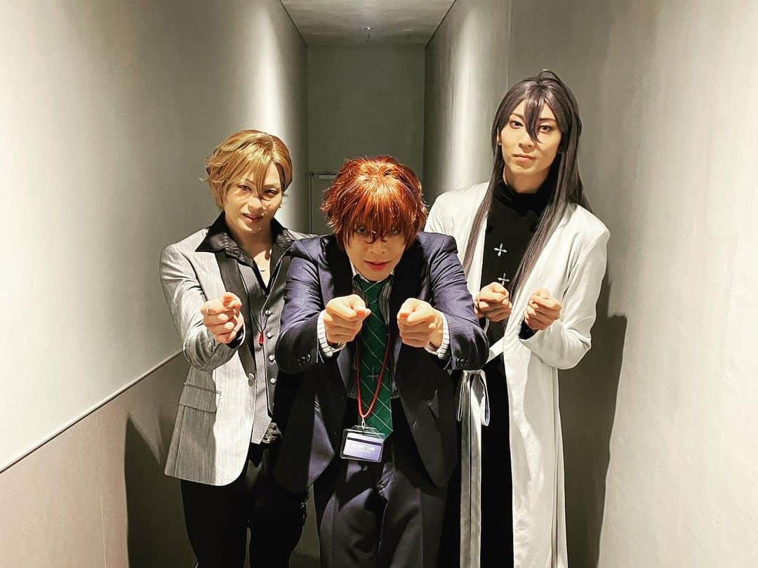 鮎川太陽のインスタグラム：「シンジュク・ディビジョン単独LIVE 《Rep LIVE side M》  横浜ありがとうございました！ 最高の３人。永遠のぽ…  #ヒプステ　#神宮寺寂雷　#麻天狼 #シンジュク　#小籠包」