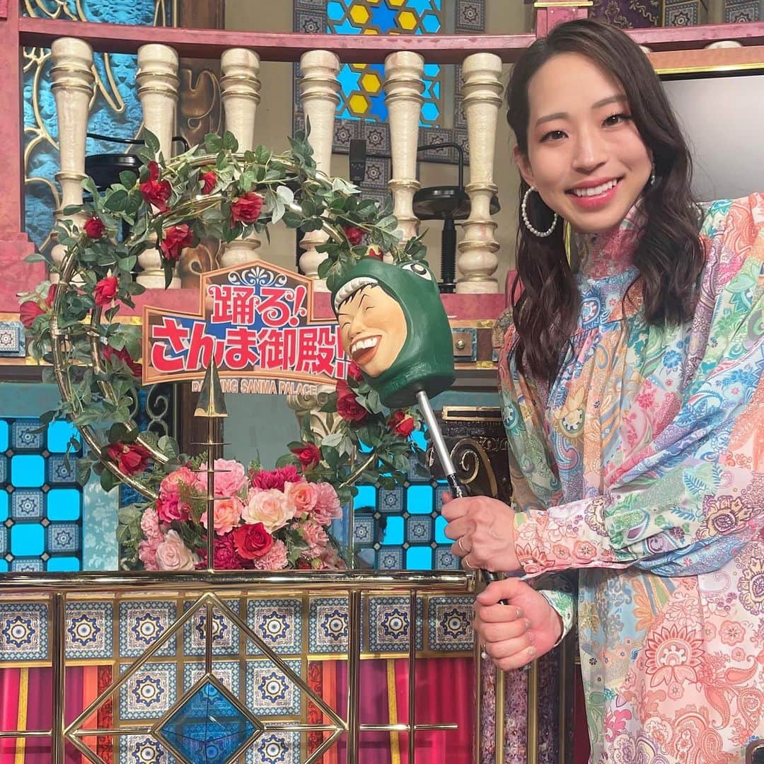 野口啓代のインスタグラム：「5月16日(火)19:55〜21:00 日テレ系”踊る!さんま御殿”に出演させて頂きます📺🐟🩵  豪華芸能人・アスリートの奥様達と共演させて頂き、終始笑いの絶えない収録でした😂🫶🏻相変わらずさんまさん面白かったーー！  是非ご覧ください❣️  #日テレ #明石家さんまさん  #踊るさんま御殿」