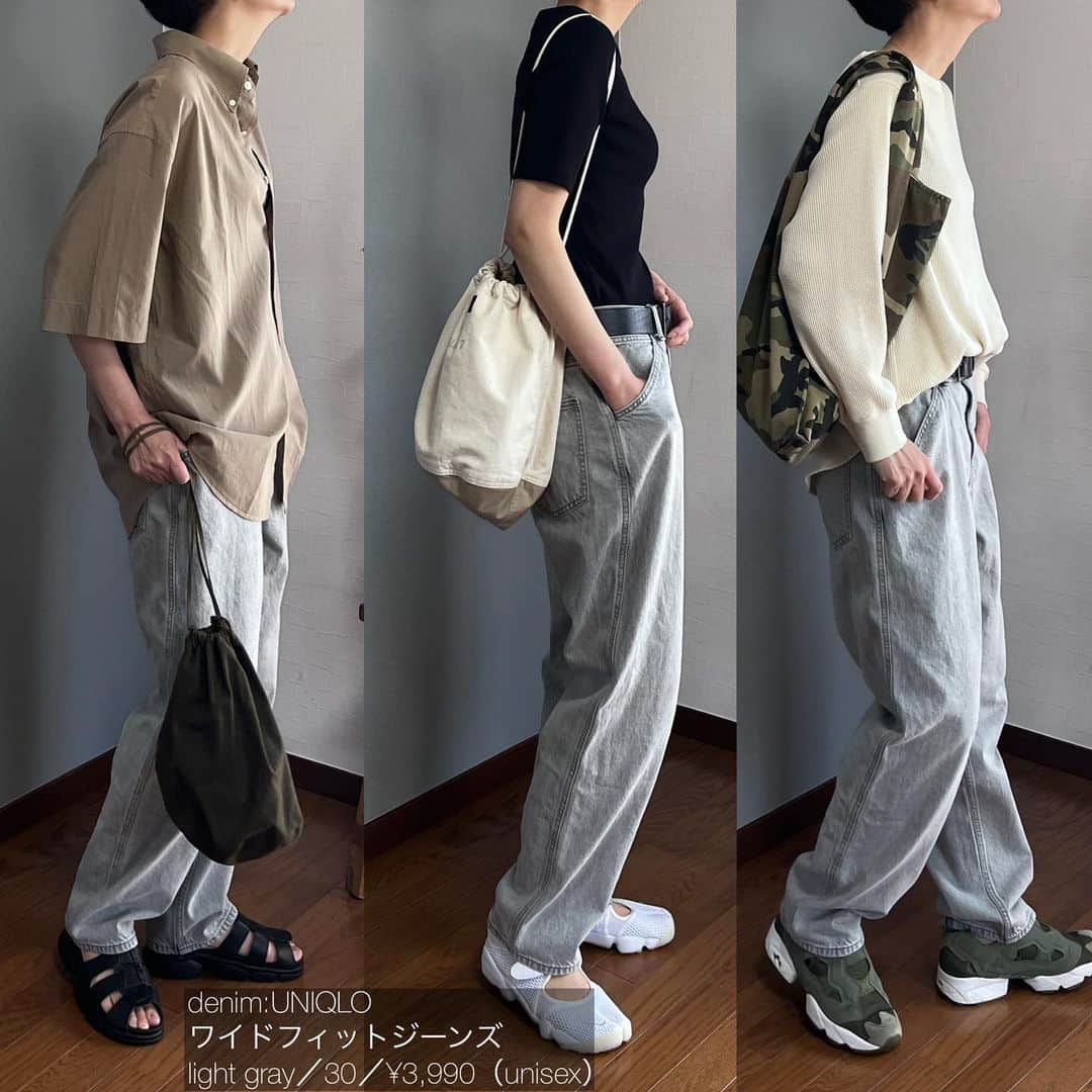 ak_m1120さんのインスタグラム写真 - (ak_m1120Instagram)「@ak_m1120 ☜171cm高身長ママのユニクロコーデ . . 中間テストまで1週間を切りました☺️ 長女のやる気スイッチが見つかりません😇 ____________________________  ◎ @ak_m1120 ☞ 　高身長ママのユニクロアイテム着レポ 　着回しコーデなど毎日投稿中◎ 　171cm／骨格ウェーブ  ◎WEARISTA みー 　over70,000 followers 　WEARにて mememe1120で検索🔎  ◎ユニクロGU公式アプリ公認インフルエンサー  　StyleHinter みー ak_m1120で検索🔎  ◎ROOPTOKYO byみー　 　シンプルカジュアルにミリタリーテイストを 　プラスしたこだわりのコラボアイテム発売中◎  　@zozotown でROOPTOKYO by みーで検索🔎 　ハイライト「コラボアイテム」からもご覧いただけます！  ____________________________  #ユニクロ  #ユニクロコーデ #ユニクロ購入品  #上下ユニクロ  #プチプラコーデ  #ママファッション #高身長コーデ #ユニクロ新作 #大人カジュアル 　#大人カジュアルコーデ  #春コーデ #ワイドフィットジーンズ #スウェットパンツ #ミッキーtシャツ #オックスフォードシャツ #タックワイドパンツ」5月14日 20時40分 - ak_m1120