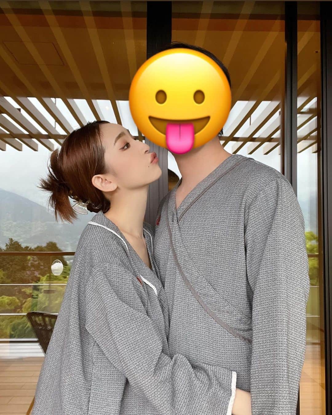 杉山佳那恵さんのインスタグラム写真 - (杉山佳那恵Instagram)「夫と箱根に温泉旅行に 行ってきたよ😛💕  ごはんも美味しいし部屋の 露天風呂が気持ち良すぎて 最高にゆっくりできた💗✨  たまにこうして癒やされるって 素敵だし必要な時間だなぁー。  いっぱい笑ったhappyな 週末でしたっ💗最高やん😛  #箱根#温泉#夫婦旅行#ありがとう#happy」5月14日 21時23分 - kanaxxy_0421