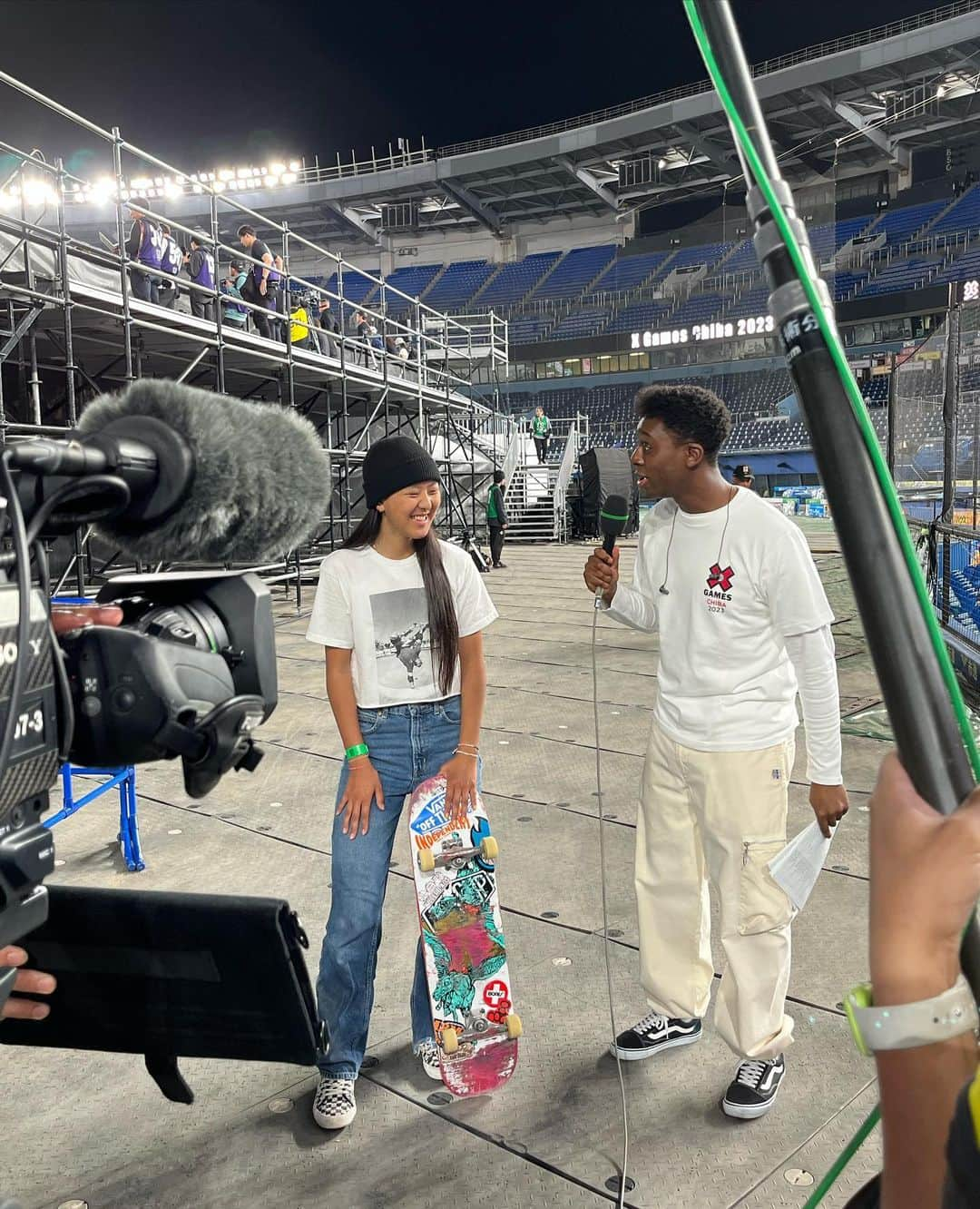 開心那さんのインスタグラム写真 - (開心那Instagram)「X GAMES CHIBA 2023 🥇 The final was canceled due to rain,🌧️ and the result of the qualifying was the final result, but I was able to take first place in the X Games for the first time! Thank you everyone for your support!!!!  雨で決勝が中止になり予選の順位が最終結果になってしまいましたが、初めてX GAMESで、1位になる事ができました!!!!!!! 応援してくれたみなさんありがとうございました✨  Thank you @xgamesjapan  @xgames 🩵  @vans @vansskate @vansskateapac @vansjapan @welcomeskateboards @spitfirewheels @187killerpads @triple8nyc @independenttrucks @bonesbearings @jessupgriptape @mbm_parkbuilders @hotdoggeryesso」5月14日 21時38分 - cocona.hiraki