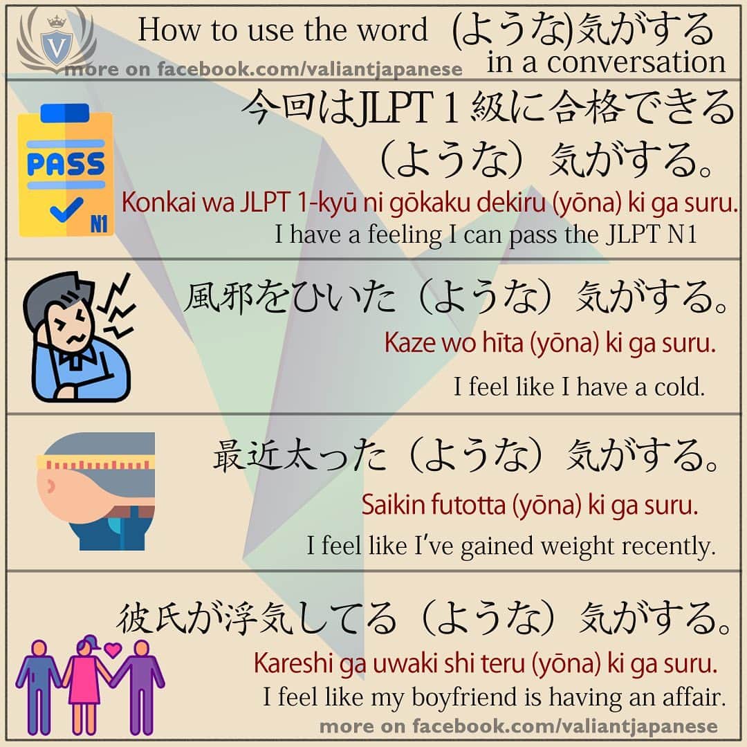 Valiant Language Schoolさんのインスタグラム写真 - (Valiant Language SchoolInstagram)「・ 👩🏼‍🏫🗣: Start Learning Japanese with @ValiantJapanese ! DM us for details.  ・ ⛩📓: Simple Japanese: “ような“ 😱 . . . . . . . . .  . #japaneselanguage  #logic  #nihongojapanese  #日本語  #hiragana  #katakana  #foodporn  #일본어  #studyjapanese   #japaneseramen   #Jepang #japanesefood  #noodles #psychology  #entrepreneurship  #ceolife」5月14日 21時39分 - valiantjapanese